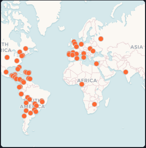 Mapa de propagación de tus registros DNS